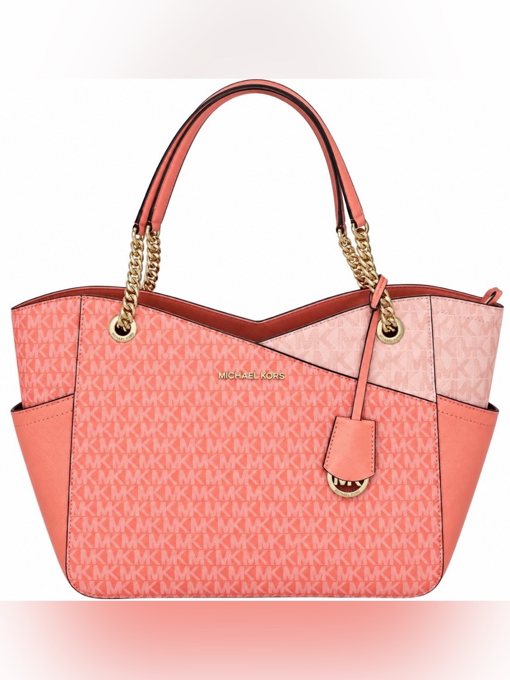 Michael Kors Jet Set travel large chain shoulder tote